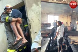 आग की लपटों से कैसे 10 मजदूरों को फायर फाइटर ने बचाया, देखें फोटो
