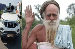 नरसिंहपुर हादसा : महंत कनक बिहारी और शिष्य की सड़क हादसे में मौत