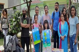 अंतरराष्ट्रीय कला प्रदर्शनी में डॉ. रेणु शाही ने की शिरकत