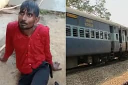 पत्नी से विवाद के बाद रेलवे ट्रैक पर लेटा पति, ऊपर से गुजर गई हाईस्पीड ट्रेन, नहीं आई एक भी खरोंच