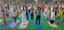 yoga festival: राजस्थान के इस शहर में तनाव मुक्त जीवन की कला ​सीखा रहा निगम, देखें वीडियो