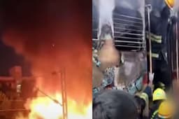 Burning Train: ट्रेन में लगी भीषण आग,आठ की मौत