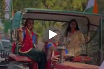 अशोक गहलोत की बहू का एक और वीडियो वायरल, अनोखे अंदाज में प्रचार करती आई नजर