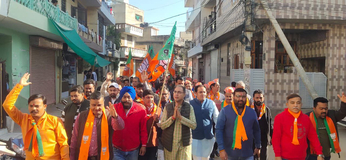 जयपुर में निकली भाजपा की जनाक्रोश रैली, जनता के बीच बनाया कांग्रेस के खिलाफ माहौल