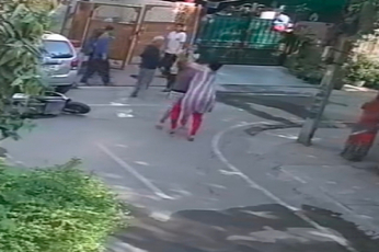 वसुंधरा इलाके में महिला का बेरहमी से पिटाई का वीडियो वायरल