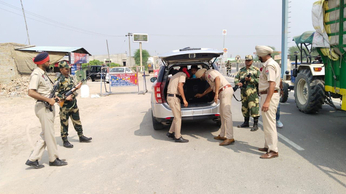 पंजाब में कार्रवाई को लेकर जिले में पुलिस सतर्क, बॉर्डर पर बीएसएफ