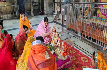 मंदिर श्री रामचन्द्र जी में मनाया सिंजारा महोत्सव