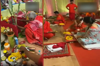 असम CM हिमंत बिस्वा सरमा ने पत्नी के साथ की महासप्तमी  पूजा,  देखें वीडियो