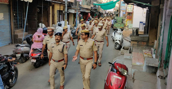 Ramnavmi : अलर्ट मोड पर पुलिस, एक हजार से अधिक पुलिसकर्मी तैनात