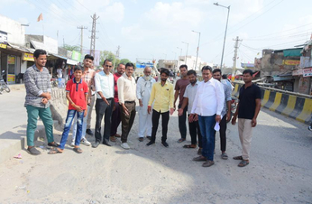 Kishangarh - आरओबी की सड़क बदहाल, वाहन चालक बेहाल