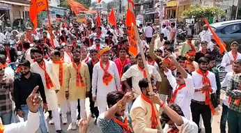 नैनवां से मांडकला तक निकाली वाहन रैली व शोभायात्रा-video