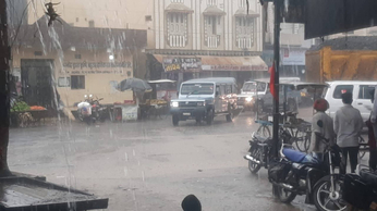 जिले में मानसून का दौर जारी, कांठल में झमाझम बारिश, अरनोद में एक घंटे में तेज बारिश