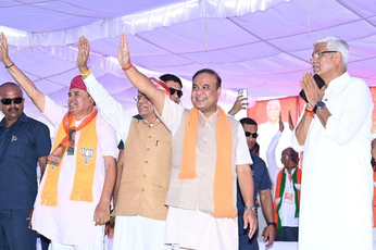 VIDEO : असम सीएम की फिसली ज़बान, बोले 'राजस्थान में कांग्रेस सरकार लाओ'