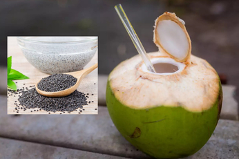 नारियल पानी में मिलाकर पिएं सब्जा के बीज, तेजी से घटेगा वजन