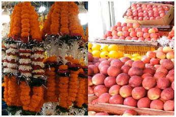 (Ganesh Chaturthi in Surat) गणेशोत्सव की धूमधाम में फल-फूलों के दामों में तेजी से बढ़ोतरी