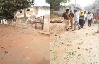 VIDEO...पांच गांवों के लोगों का एक गांव पर हमला...जमकर पथराव व फायरिंग
