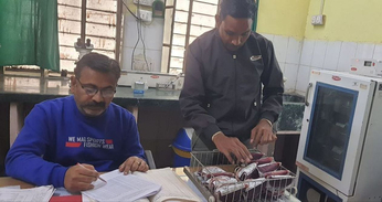 अस्पताल को मिली रक्त की आपूर्ति, जयपुर से आया 30 यूनिट ब्लड़