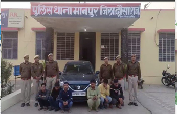 जयपुर से युवक का अपहरण कर ले जा रहे पांच जनों को पुलिस ने दबोचा