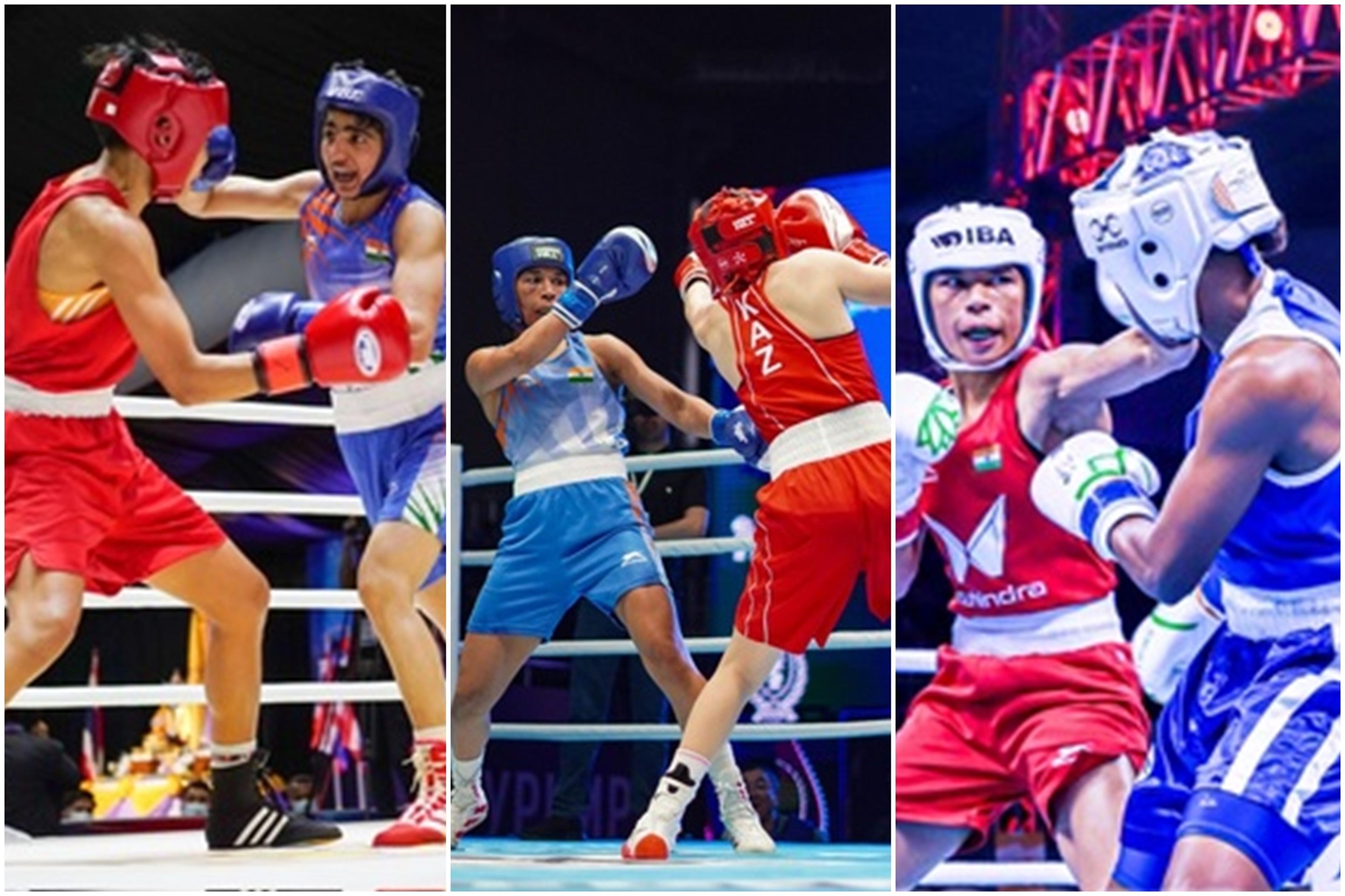 World boxing Championship: निखत, मीनाक्षी के स्वर्ण सहित भारतीय मुक्केबाजों ने
जीते 12 पदक