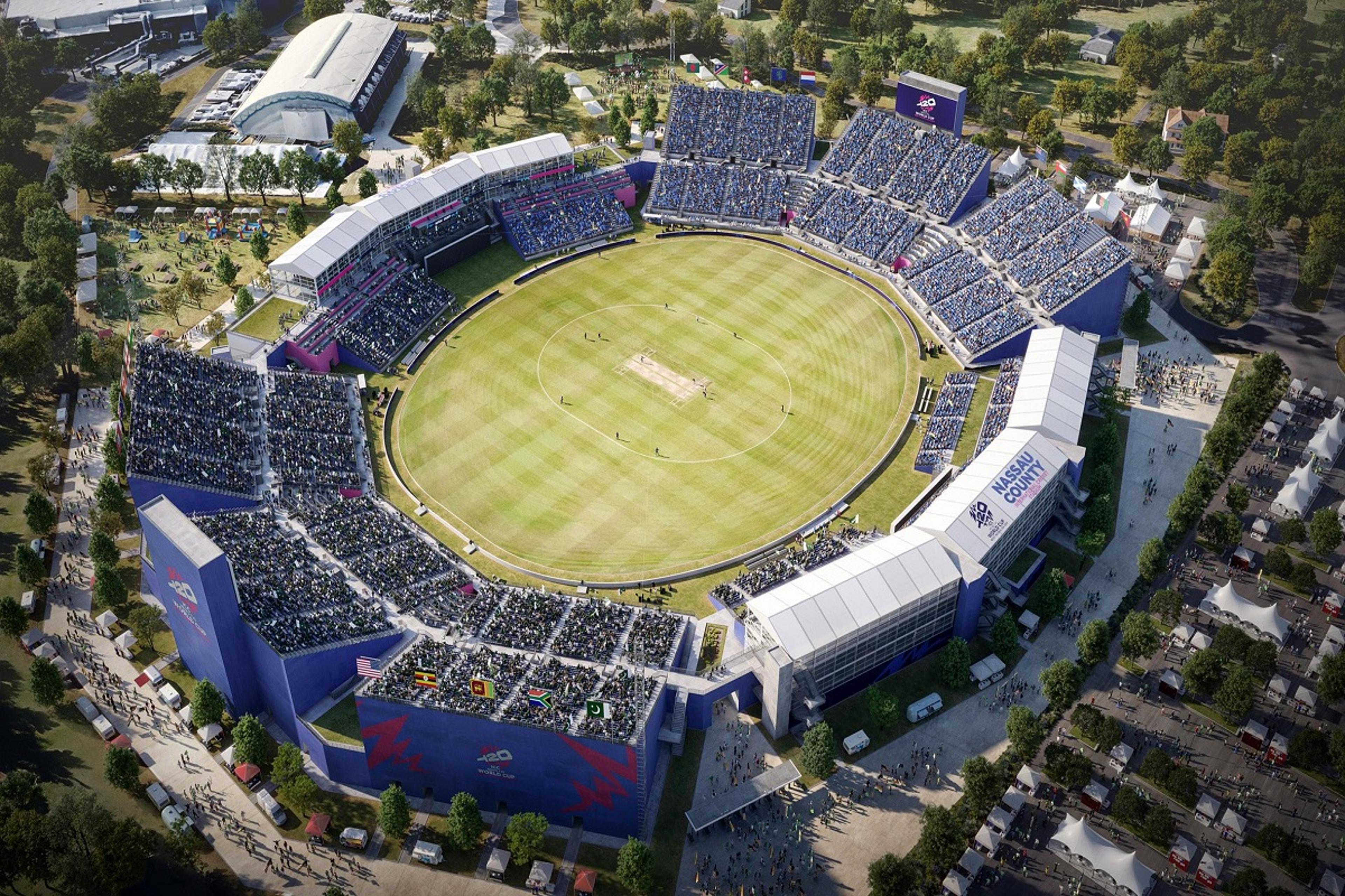 T20 world cup 2024: न्यूयॉर्क का नसाउ काउंटी क्रिकेट स्टेडियम बनकर तैयार, 09 जून
को यहां खेला जाएगा भारत-पाक मुकाबला