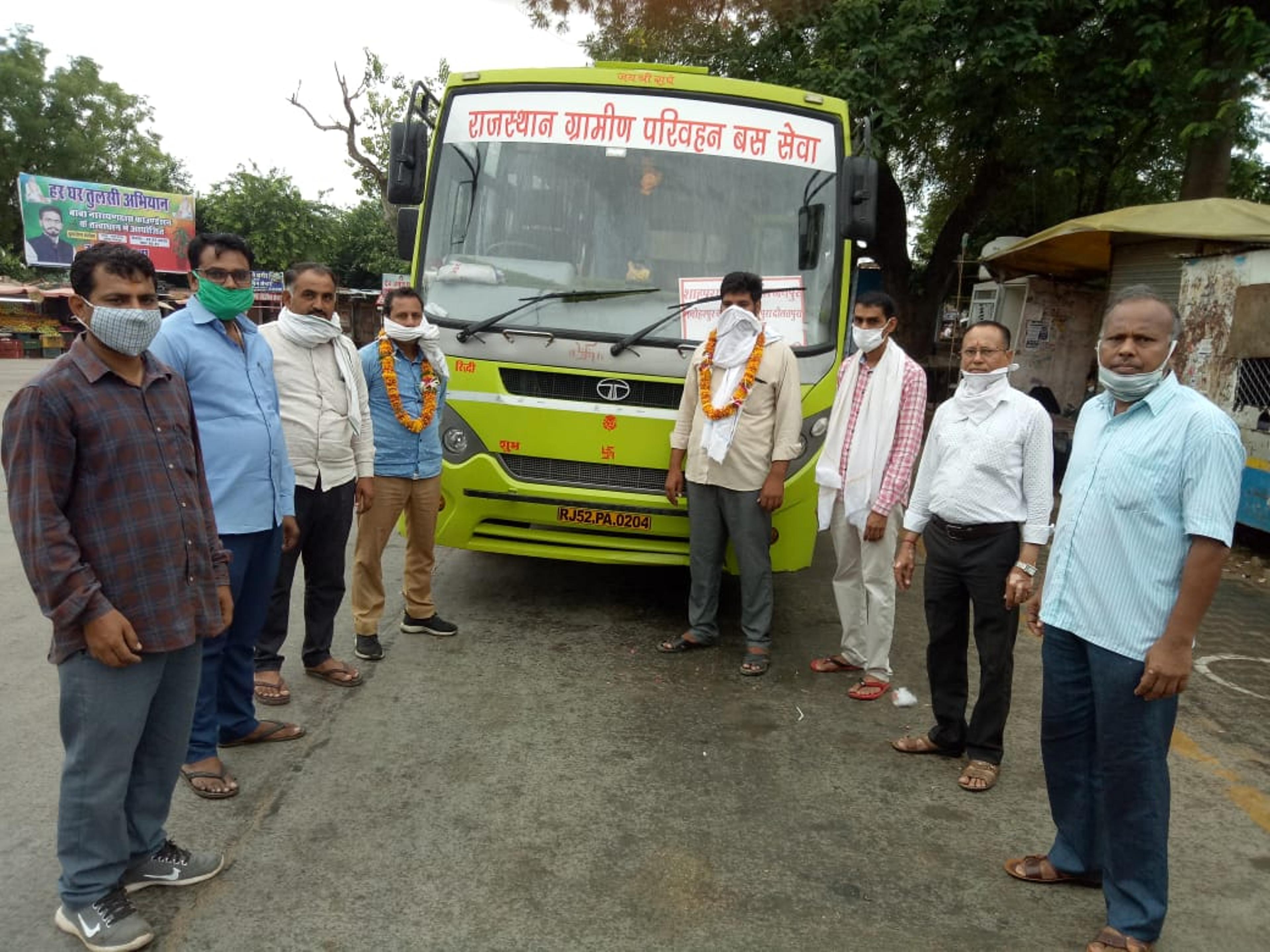जयपुर तक ग्रामीण बस सेवा शुरू, दैनिक यात्रियों को फायदा