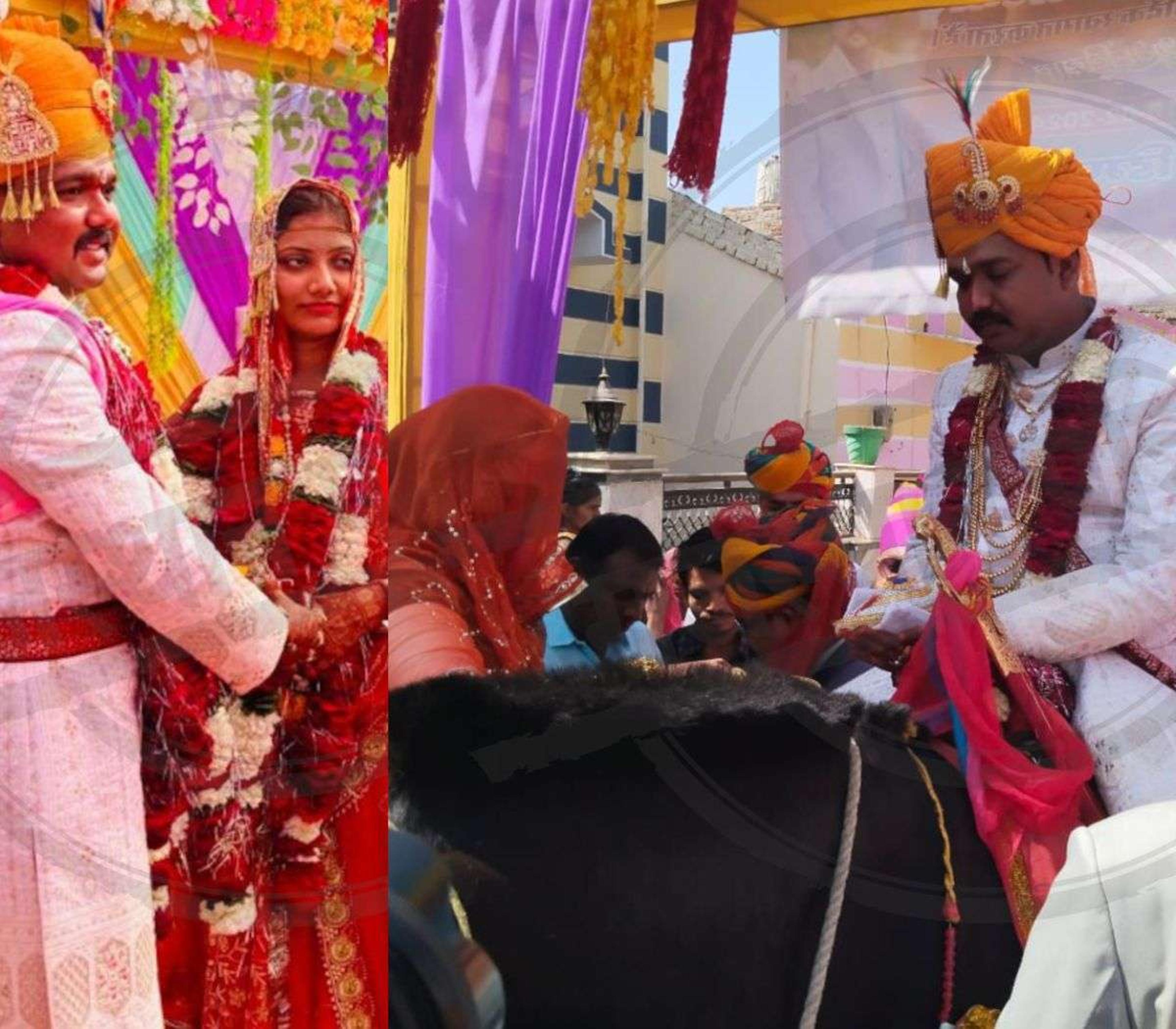 राजस्थान में चर्चा का विषय बनी ये शादी, दूल्हा-दुल्हन के साथ सेल्फी लेने उमड़ा पूरा गांव