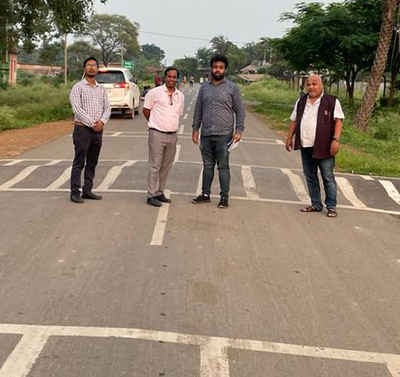 पीएमजीएसवाय सड़क की गुणवत्ता जांचने दिल्ली से आई टीम