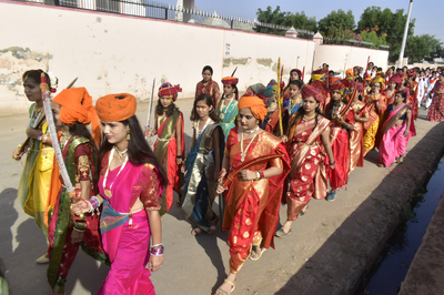 For the first time in the city, the path movement on Lakshmi Bai Jayanti