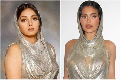 Kylie Jenner copied Sridevis look people said cheap version of Sridevi