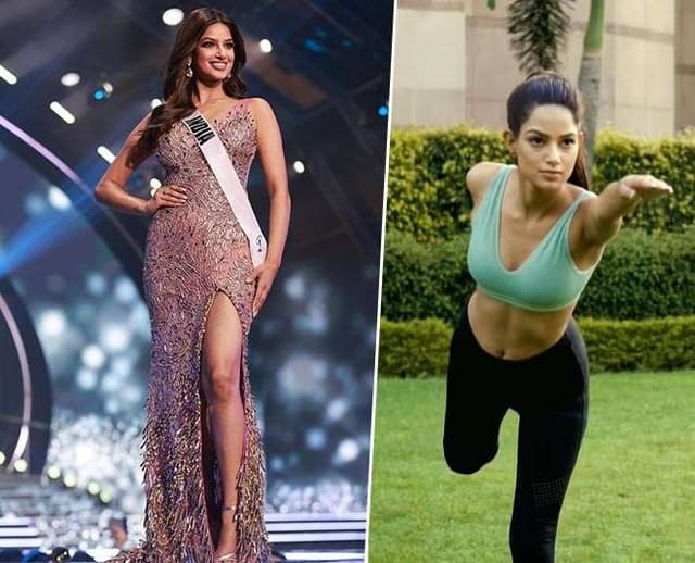 Miss Universe 2021 मिस यूनिवर्स हरनाज संधू  इन एक्‍सरसाइज से खुद को रखती हैं फिट