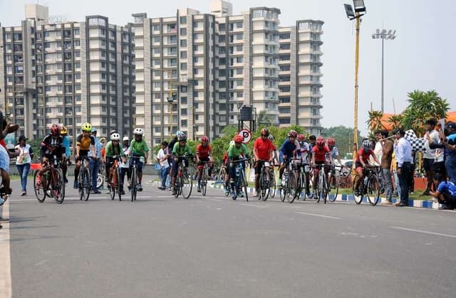 खेलो इंडिया खेलो : महिला साइकिलिंग चैंपियनशिप में दिखा उत्साह
