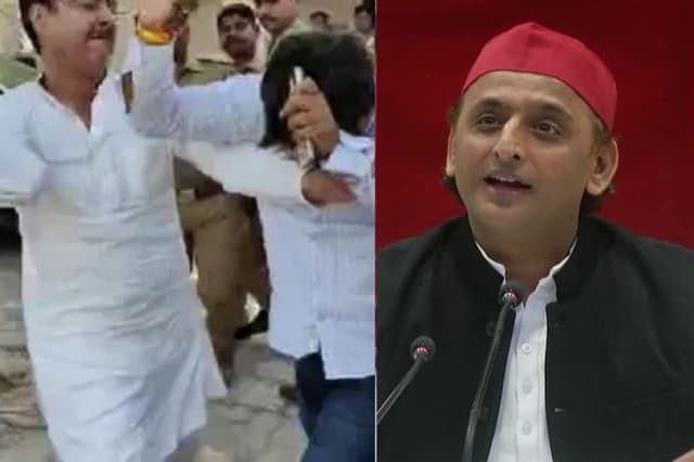कोतवाली में BJP नेता को पीटने वाले सपा विधायक का वीडियो देख क्या बोले अखिलेश-शिवपाल
