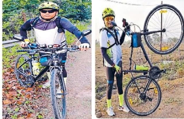 World Cycle Day: साइकिलिंग कर प्रो.गोहे स्वयं को रख रहे चुस्त-दुरुस्त