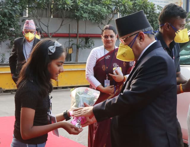 नेपाल के प्रधानमंत्री ने करा टेंचिंग्राउंड का दौरा । इंदौर रविन्द्र सेठिया