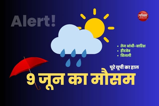 UP Weather: इस दिन राजधानी लखनऊ पहुंचेगी मानसून एक्सप्रेस, झमाझम होगी बारिश, मौसम विभाग ने साफ कर दी तारीख