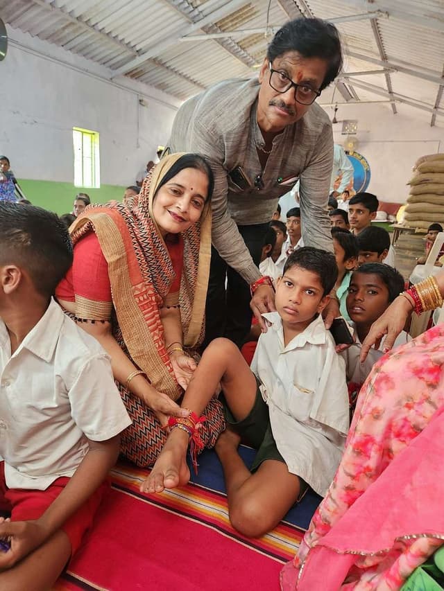 दिव्यांग बच्चों की खुशी में सहभागी बना राजस्थान पत्रिका, मनाया राखी महोत्सव