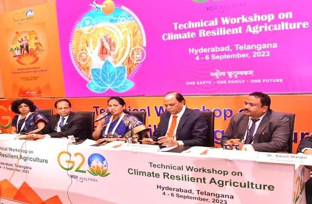 Hyderabad : जलवायु-लोचदार कृषि पर तीन दिवसीय जी-20 तकनीकी कार्यशाला