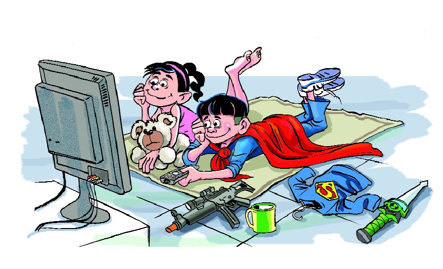 Cartoon and reality show bearing childrens behavior and relationships |  बच्‍चों के बर्ताव और रिश्तों पर असर डाल रहे कार्टून और रियलिटी शो | Patrika  News