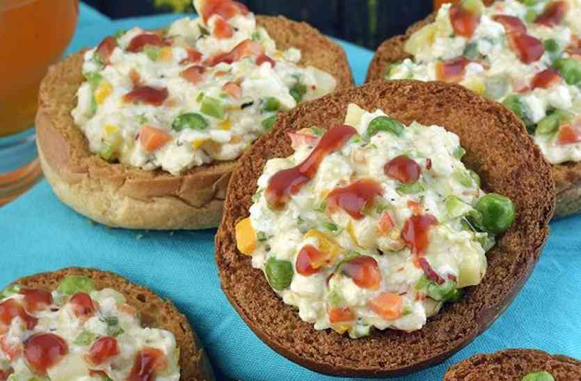 Open Chunky Vegetable Sandwich Recipe प र ट न क कम प र करन क एक यम तर क यह भ ह Patrika News