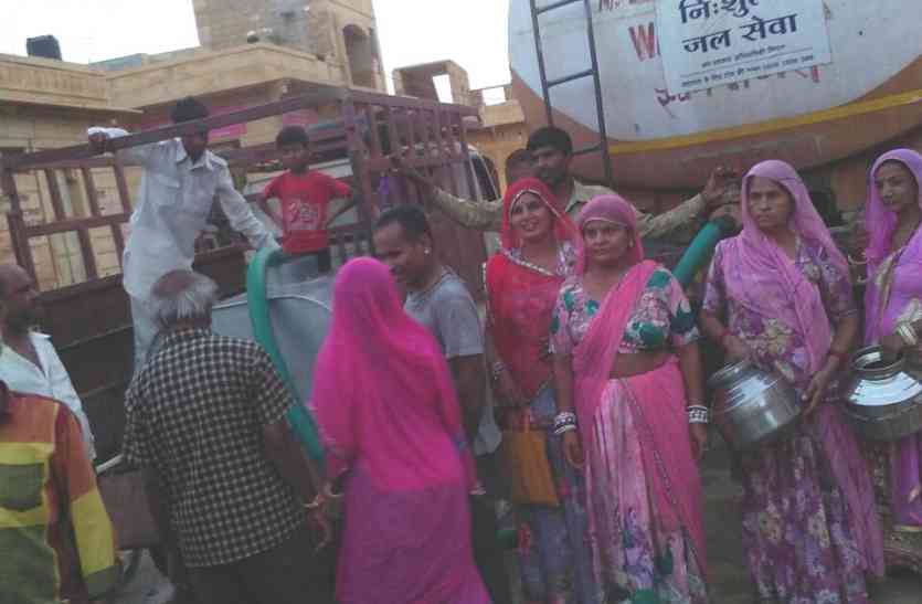 Jaisalmer patrika Jaisalmer video- जैसलमेर में पानी की पुरानी ‘रामकहानी’, आठ दिनों से कई मोहल्लों में आपूर्ति नहीं