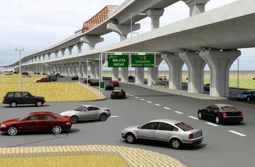 durgapura elevated road 119 करोड़ का भुगतान, कंपनी ने अब मांगा 114 करोड़ का क्लेम