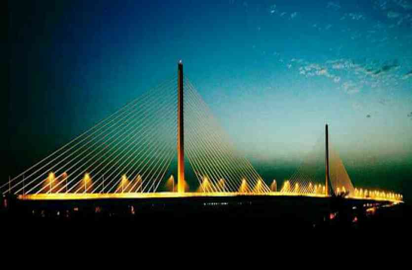 Hanging Bridge, kota patrika, Single Spine Bridge, Bridge on chambal, HangingBridge kota, East West Corridor, हैंगिंग ब्रिज, हैंगिंग ब्रिज कोटा, हैंगिंग ब्रिज इन इंडिया, Rajasthan Patrika, Kota, NHAI, Kota News, Patrika News, Kota Police,Hanging Bridge load testing report लोड टेस्टिंग रिपोर्ट लापता, हुंडई की गारंटी पर एनएचएआई ने खेला उदघाटन का दांव