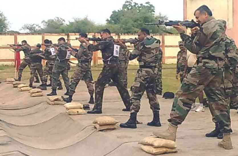 Indian Army Officers Triathlon Tournament भ रत य स न क अध क र य क ट र यथल न ट र न म ट Patrika News