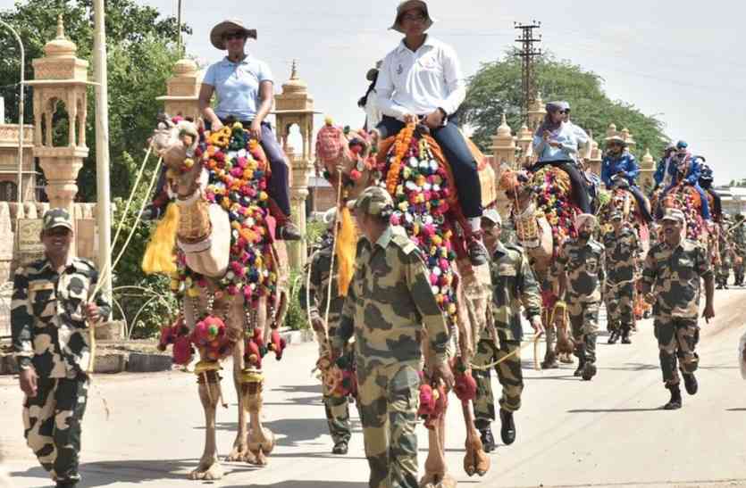 jaisalmer patrika Jaisalmer video- स्वर्ण नगरी पहुंची महिला कैमल सफारी, तो ऐसे बढ़ाया इनका हौसला