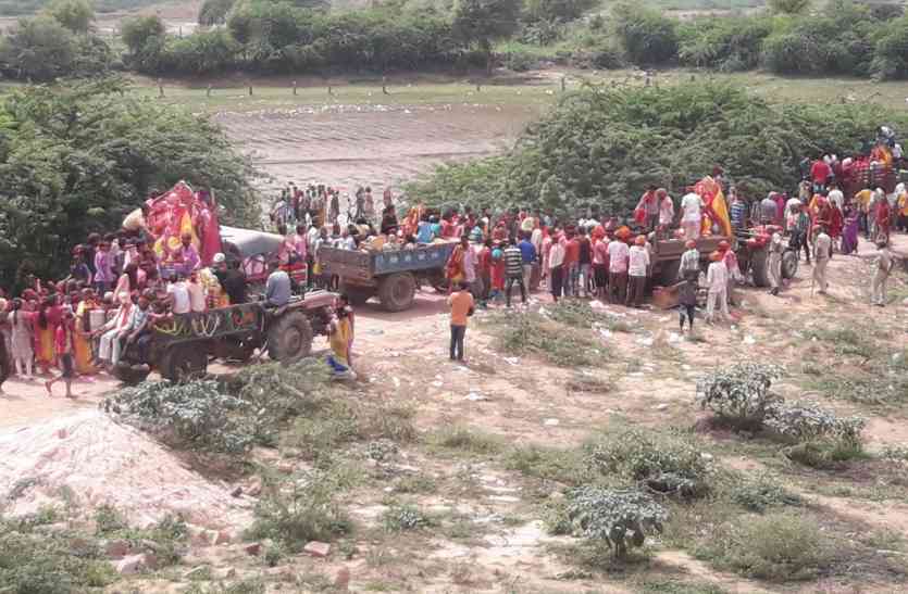 Ganpati Visarjan जोधपुर में चाक चौबंद सुरक्षा के बीच गणपति बप्पा को नम आंखों से दी विदाई