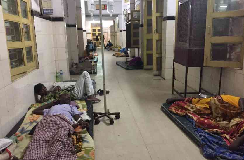 Warded Stores Land Treatment वार्ड बने स्टोर, जमीन में लिटाकर हो रहा इलाज