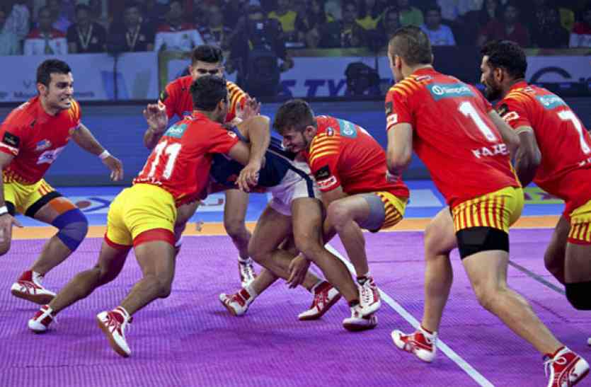 pro kabaddi league प्रो-कबड्डी लीग : हरियाणा को घर में मिली पहली हार, तेलुगू ने दी मात