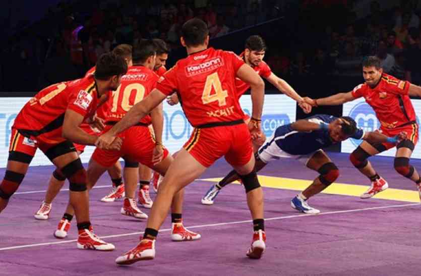 Pro kabaddi league प्रो कबड्डी लीग: बेंगलुरु ने पुणेरी पल्टन को दी मात
