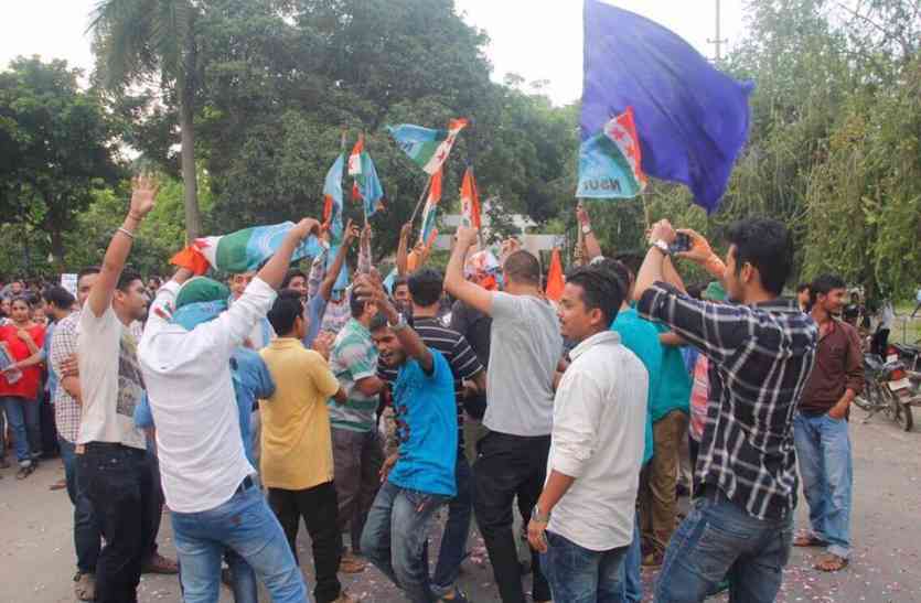 NSUI DUSU चुनाव: NSUI का 4 साल का वनवास हुआ खत्म, 2 बड़ी सीटों पर दर्ज की जीत