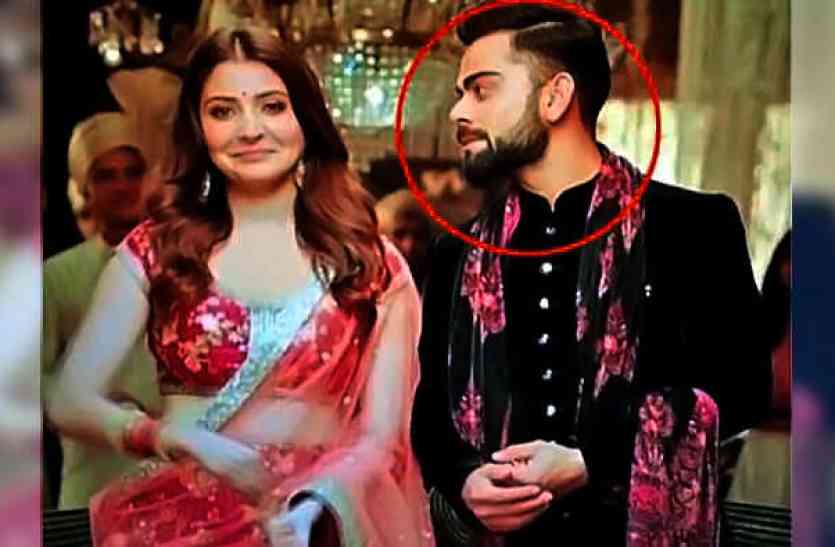 virat लहंगे में सजी अनुष्का और शेरवानी में विराट,शूटिंग के समय यहां था कोहली का ध्यान